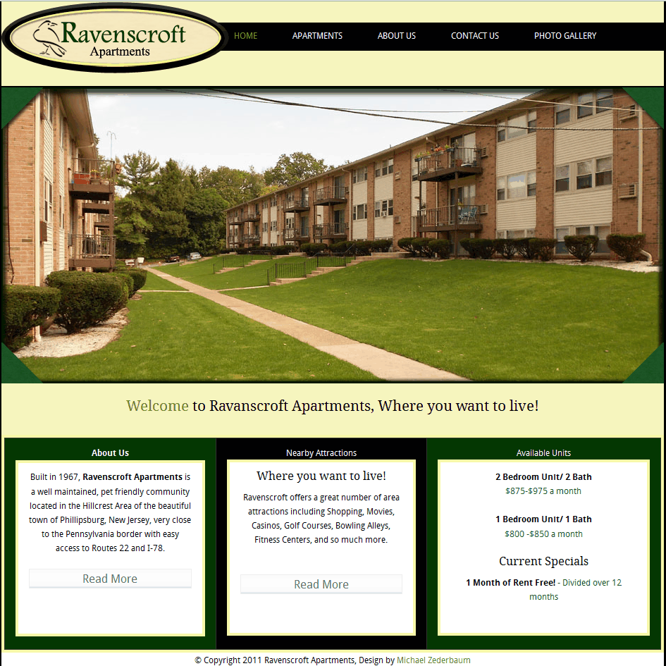 Michael Zederbaum Web Design